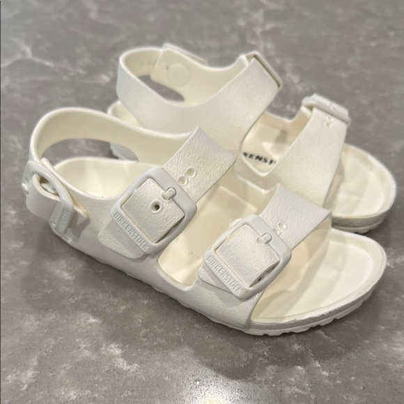Birkenstock Other - Birkenstock Eva Classic with Heel Strap White Waterproof Sandals